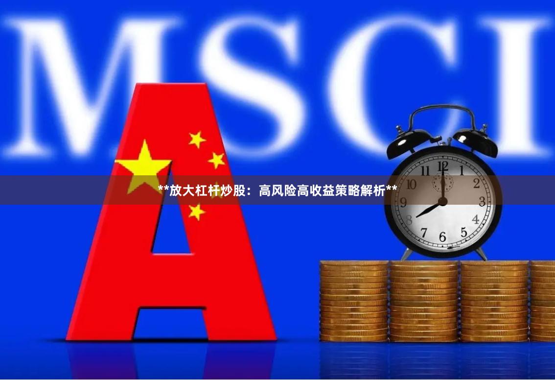 **放大杠杆炒股：高风险高收益策略解析**