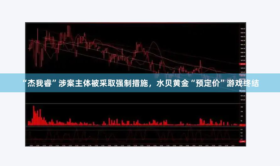 “杰我睿”涉案主体被采取强制措施，水贝黄金“预定价”游戏终结